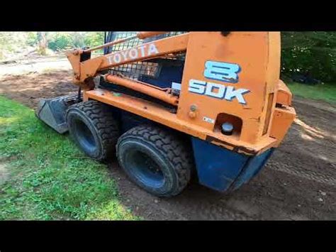 toyota sdk8 skid steer problems